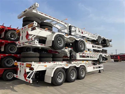 3-axlad skelett semitrailer